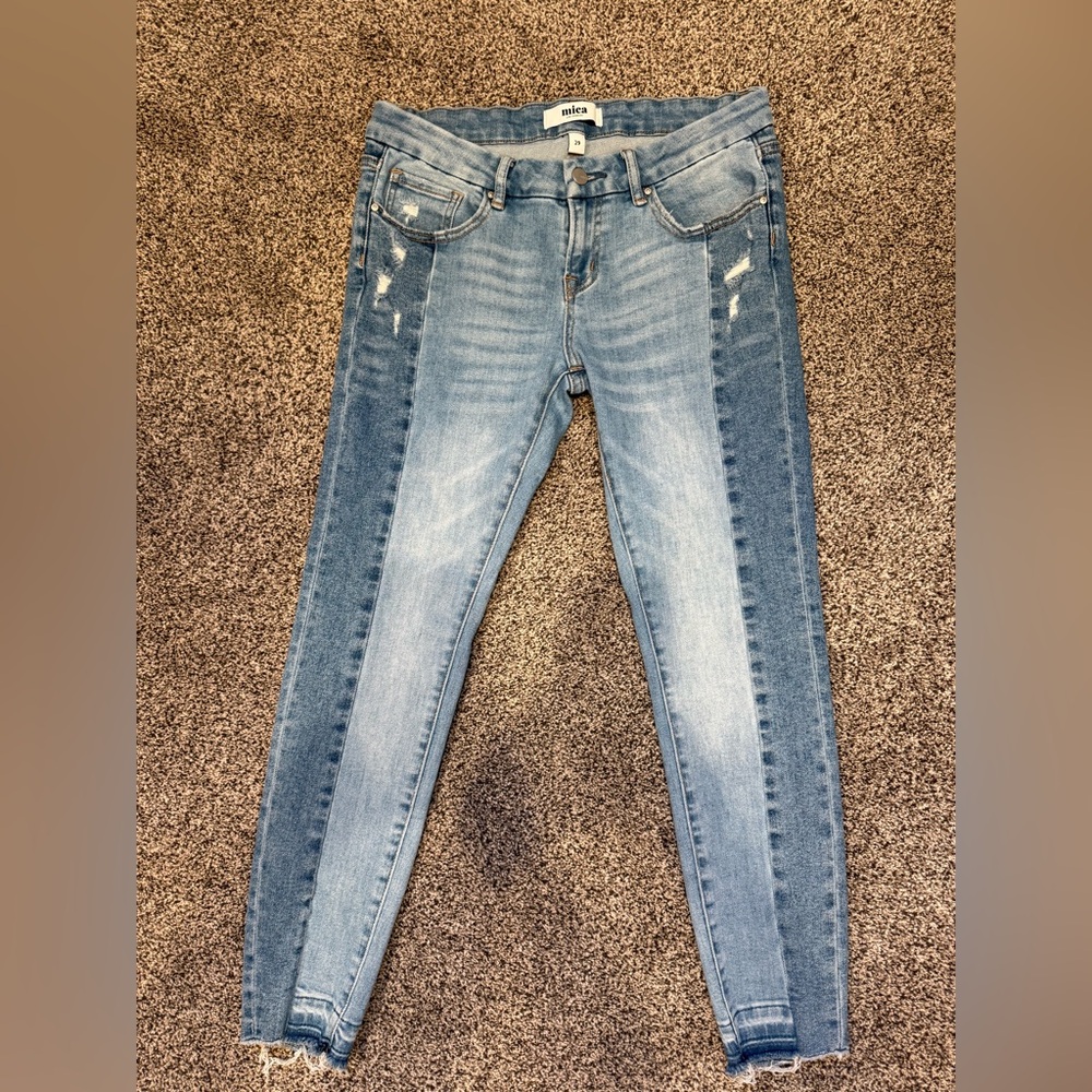 Trendy Light Blue Skinny Jeans